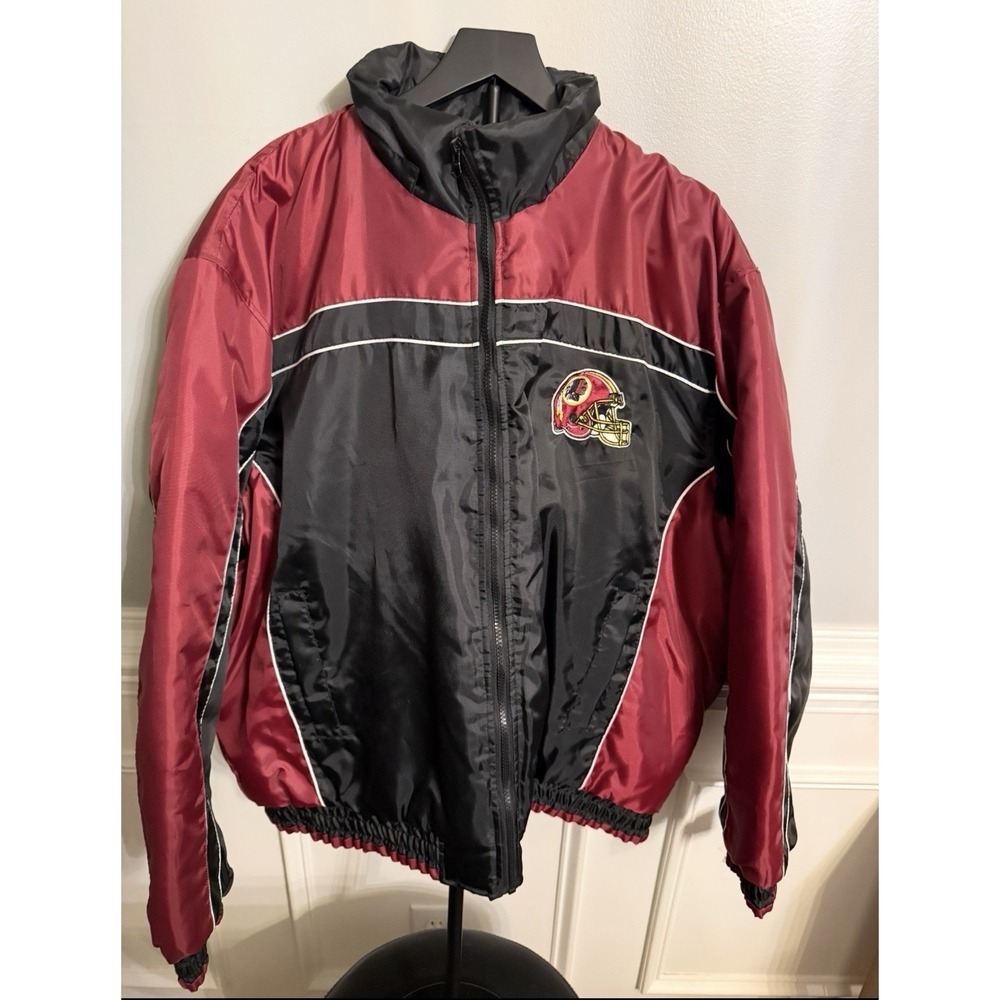 🔥 Vintage Men's Washington REDSKINS  NFL  Jacket Puffer Coat  W/ TagXXL
